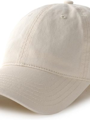 Unisex Vintage Washed Unstructured Baseball Cap Washed Cotton Adjustable Dad Hat