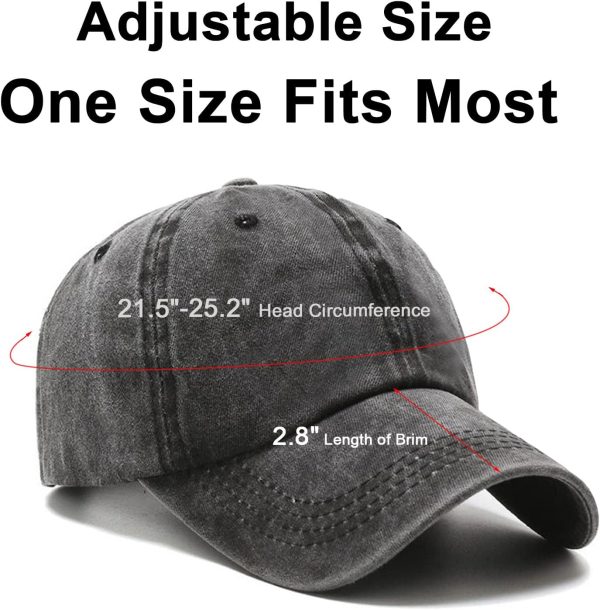 Baseball Cap Golf Dad Hat Adjustable Original Classic Low Profile Cotton Hat Unconstructed Plain Cap Men Women
